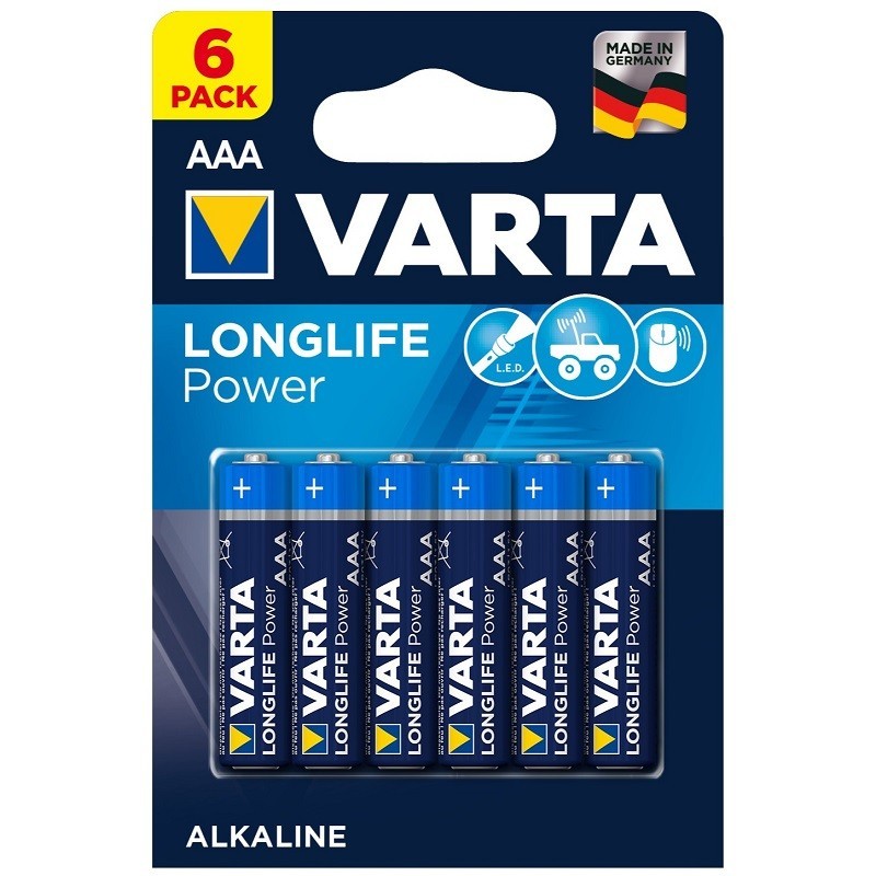 Set 2 x Baterie Varta Longlife Power 4903 R3 4+2 Bucati