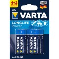Set 2 x Baterie Varta Longlife Power 4906 R6 / AA,  4+2 Bucati