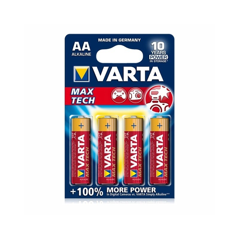 Set 2 x Baterie Varta Max-Tech 4706 R6 4 Bucati