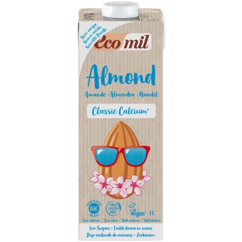 Set 2 x Bautura BIO de Migdale Clasic cu Calciu, 1 l, Ecomil