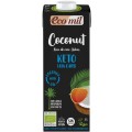 Set 2 x Bautura Bio Vegetala de Cocos Natur Keto, 1 l, Ecomil