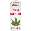 Set 2 x Bautura Vegetala BIO din Canepa Natur, fara Zahar, 1 l, Ecomil