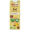 Set 2 x Bautura Vegetala de Ovaz cu Vanilie Bio, fara Zahar, Ecomil, 1 l