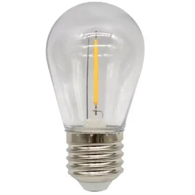 Set 2 x Becuri LED pentru Ghirlanda Luminoasa, S14, 2W, Lumina Naturala 4000K, E27, Well, 10 Bucati