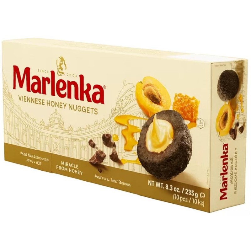 Set 2 x Bile Vieneze cu Umplutura de Miere, Marlenka, 235 g
