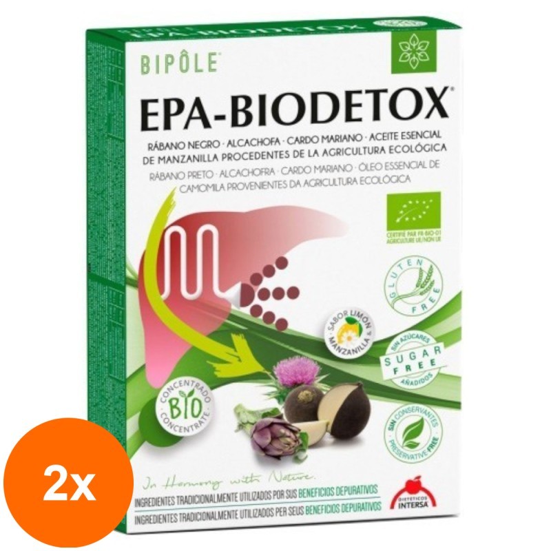 Set 2 x BioDetox, 200ml 20x10ml Bipole