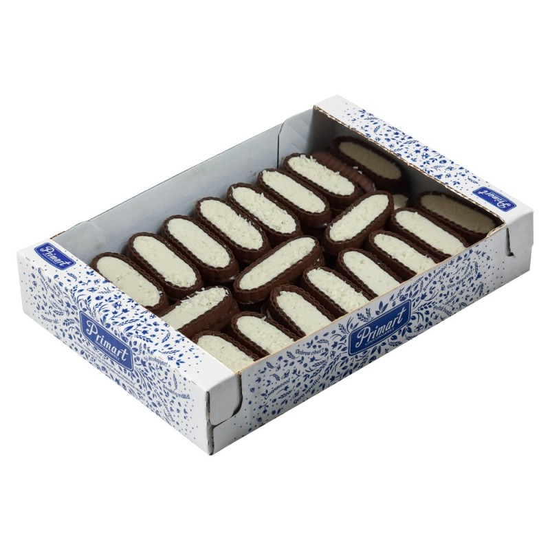 Set 2 x Biscuiti Cacao cu Crema de Cocos si Fulgi Cocos, Primart, 1.2 kg