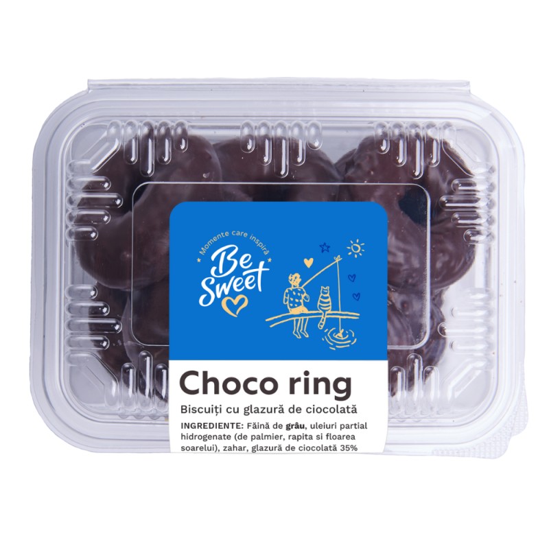 Set 2 x Biscuiti Choco Ring, BeSweet, 250 g