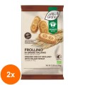 Set 2 x Biscuiti din Faina de Grau Frollino Eco, Probios, 300 g