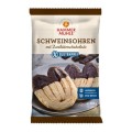 Set 2 x Biscuiti Striati Tip Potcoava, fara Gluten, cu Glazura de Ciocolata Neagra, Hammer Muhle, 120 g