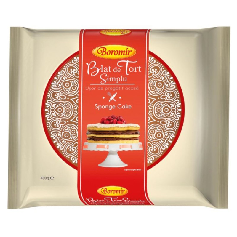 Set 2 x Blat de Tort Simplu Boromir, 400 g
