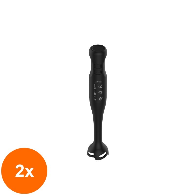 Set 2 x Blender Electric, 350 W, Negru, Victronic