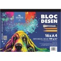Set 2 x Bloc Desen Koh-I-Noor, Format A4, Model Animale, 180 g, 16 Coli