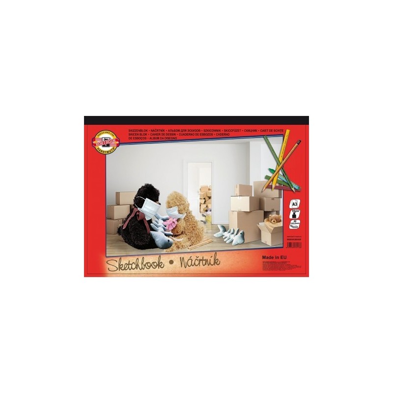 Set 2 x Bloc Desen Scoala, A3 90gr/mp, 40 Coli