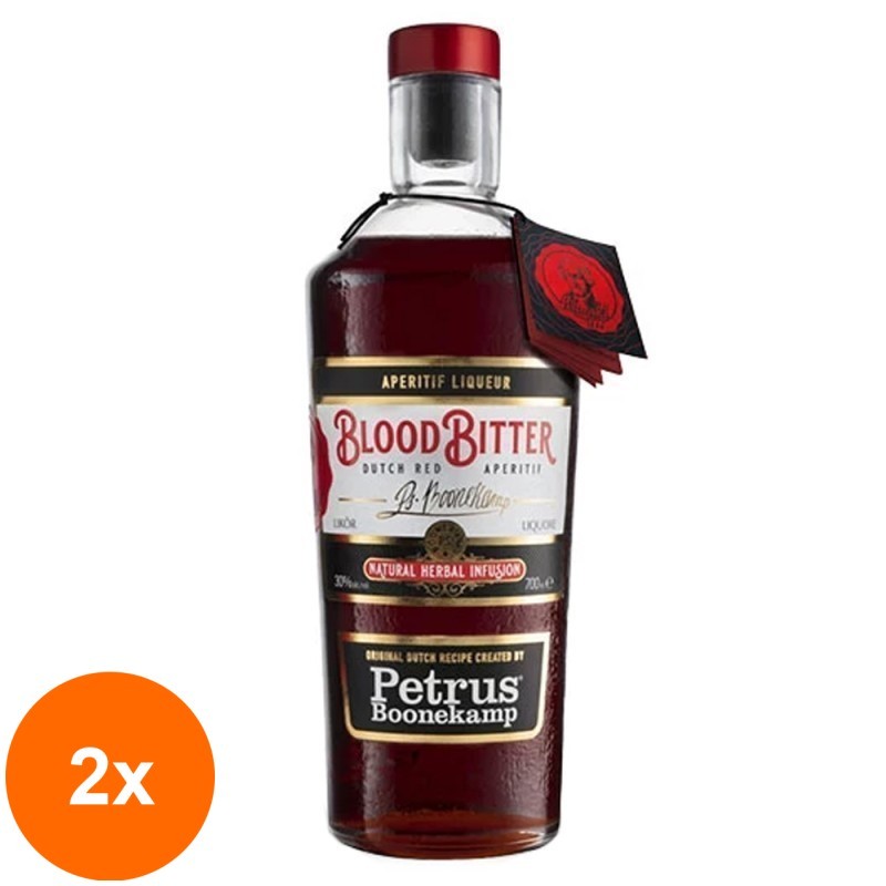 Set 2 x Blood Bitter Petrus Boonekamp, 30% Alcool, 0.7 l