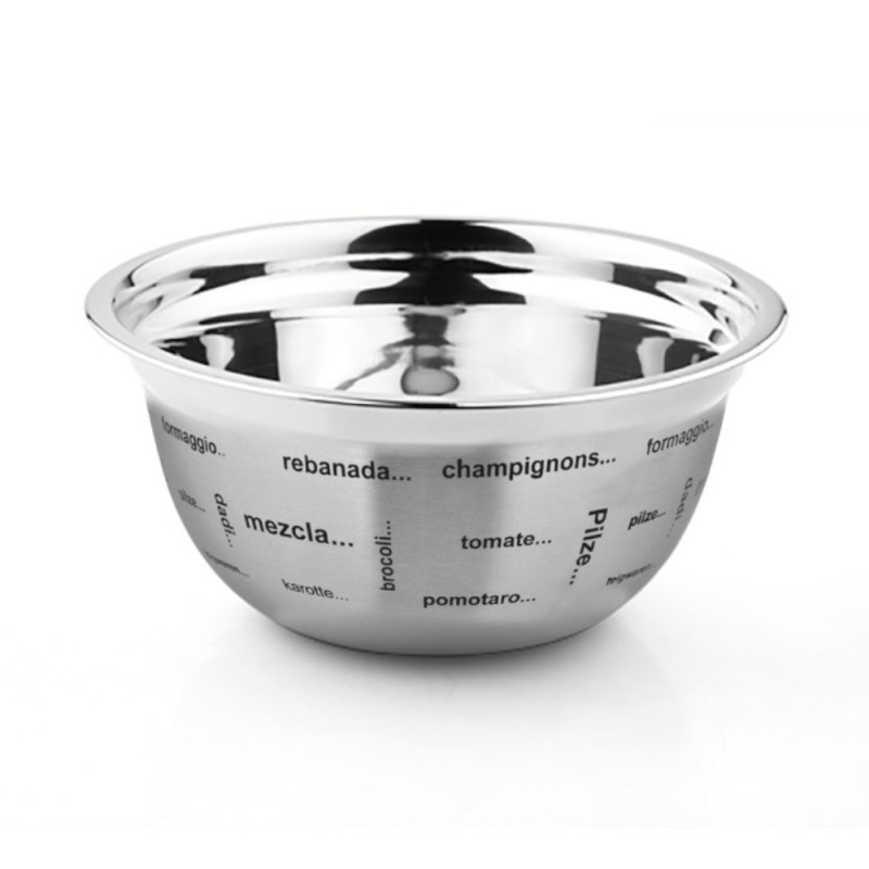 Set 2 x Bol din Inox cu Inel Anti-alunecare, 24 cm, Grunberg