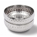 Set 2 x Bol din Inox, Grunberg, Decorative, 14 x 5 cm, 2 Bucati
