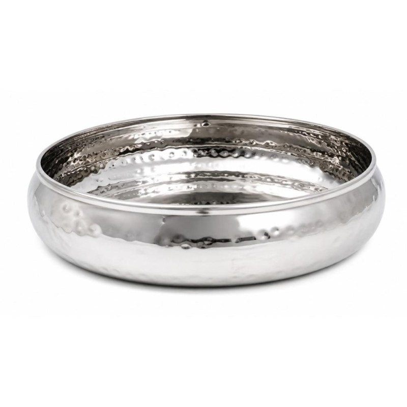 Set 2 x Bol din Inox, Stantat, Decorativ, 25 x 6 cm, Grunberg