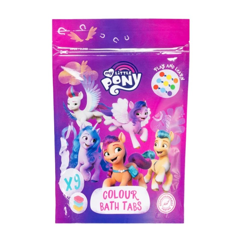 Set 2 x Bombe Colorate pentru Baie My Little Pony, 9 Bucati, 16 g