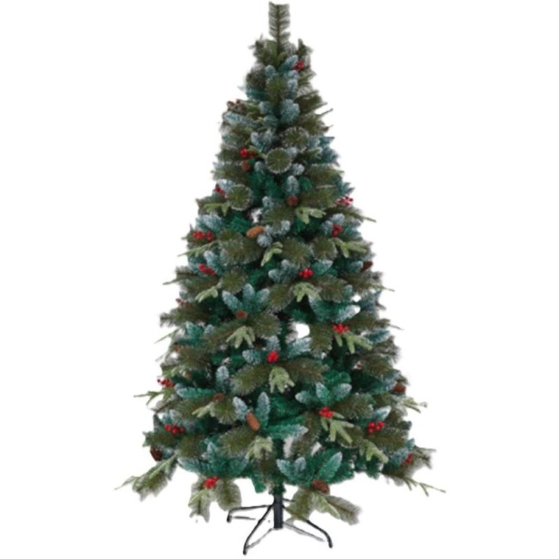 Set 2 x Brad Artificial, 150 cm, 345 Crengute, Suport din Metal, Grunberg