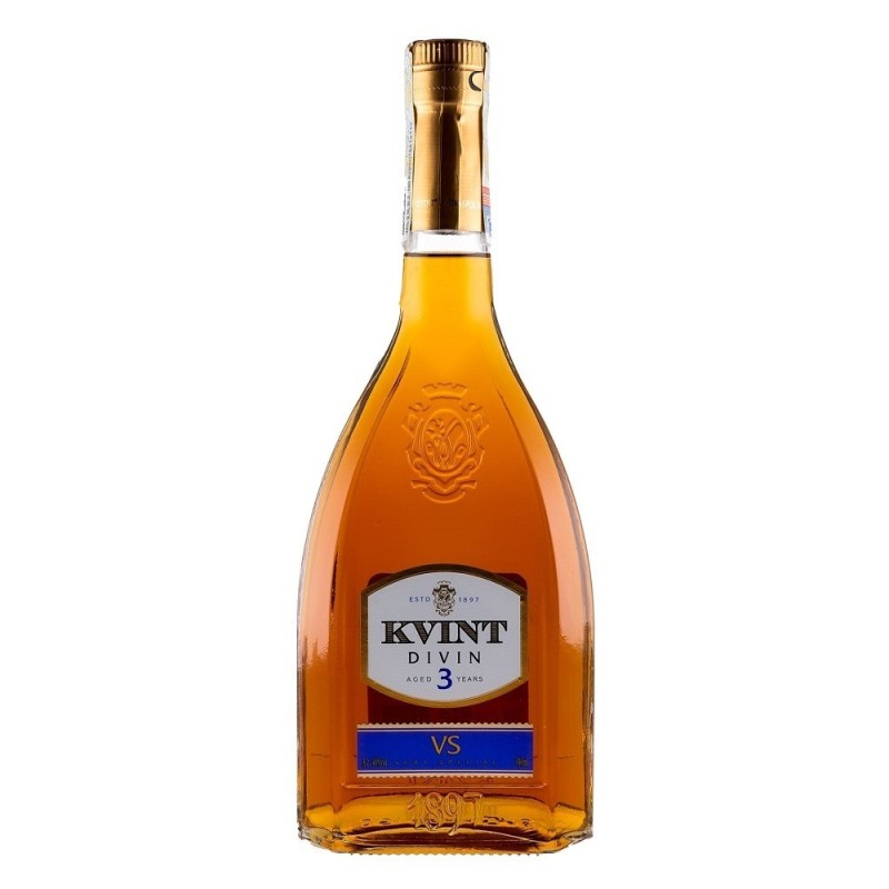 Set 2 x Brandy Kvint VS 3 Ani, 40%, 0.5 l