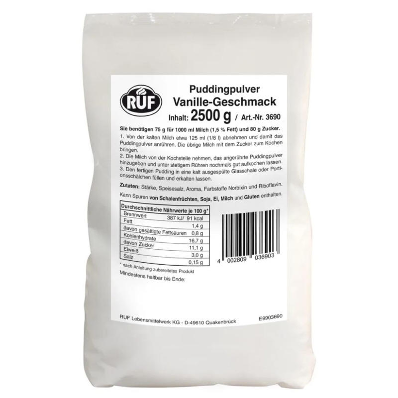 Set 2 x Budinca de Vanilie, Ruf, 2.5 kg