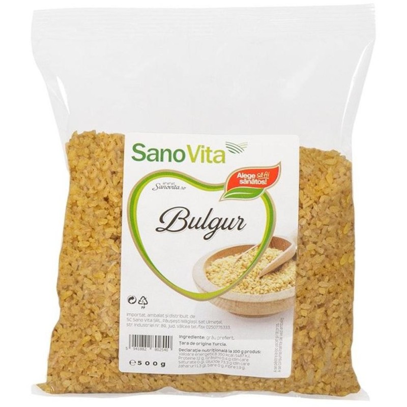 Set 2 x Bulgur, Sanovita, 500 g