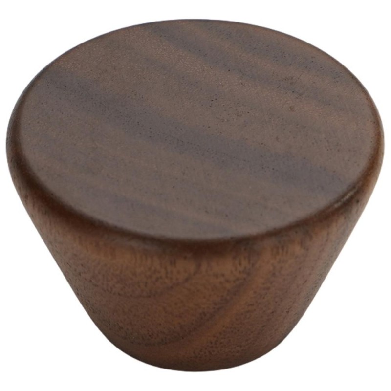 Set 2 x Buton din Lemn, Model Skala, 40 x 25 mm, Finisaj Nuc