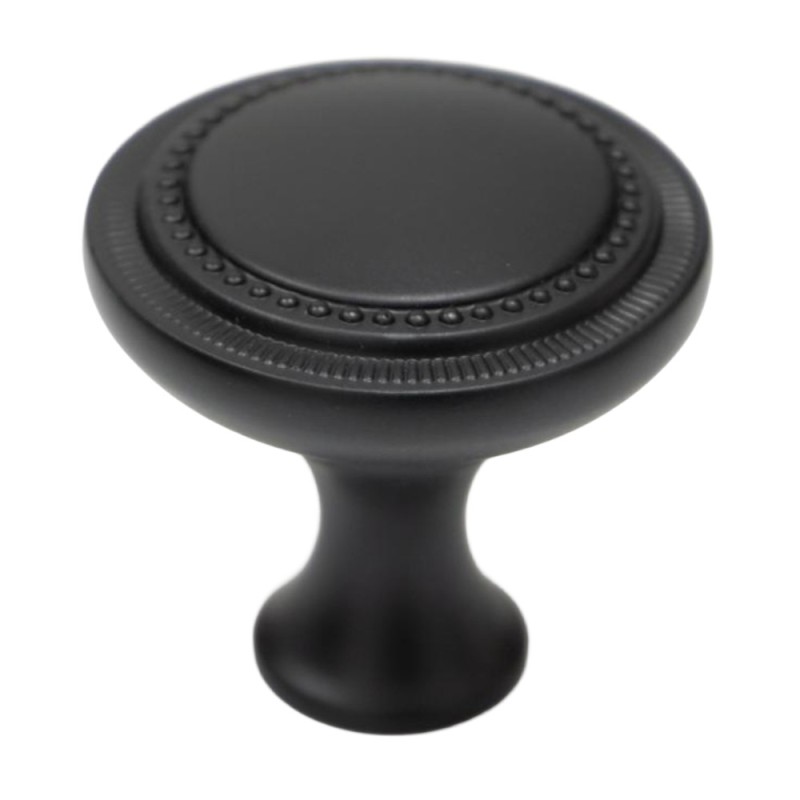 Set 2 x Buton Model Orbis, Finisaj Negru