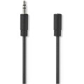 Set 2 x Cablu Audio Stereo Nedis 3.5 mm Tata, 3.5 mm Mama, 3 m, Negru