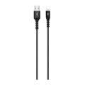 Set 2 x Cablu de Date si Incarcare Micro USB, USB 2.0 A Tata, 1 m, Well, Negru