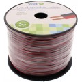 Set 2 x Cablu Difuzor Rosu / Negru 2 x 0.35mmp, 100m, Well