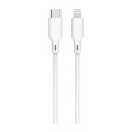 Set 2 x Cablu USB-C, Lightning, PD27W, 1 m, Alb, Well