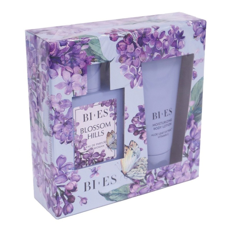 Set 2 x Cadou Bi-es Blossom Hills, Femei, Apa de Parfum 100 ml si Lotiune de Corp 150 ml