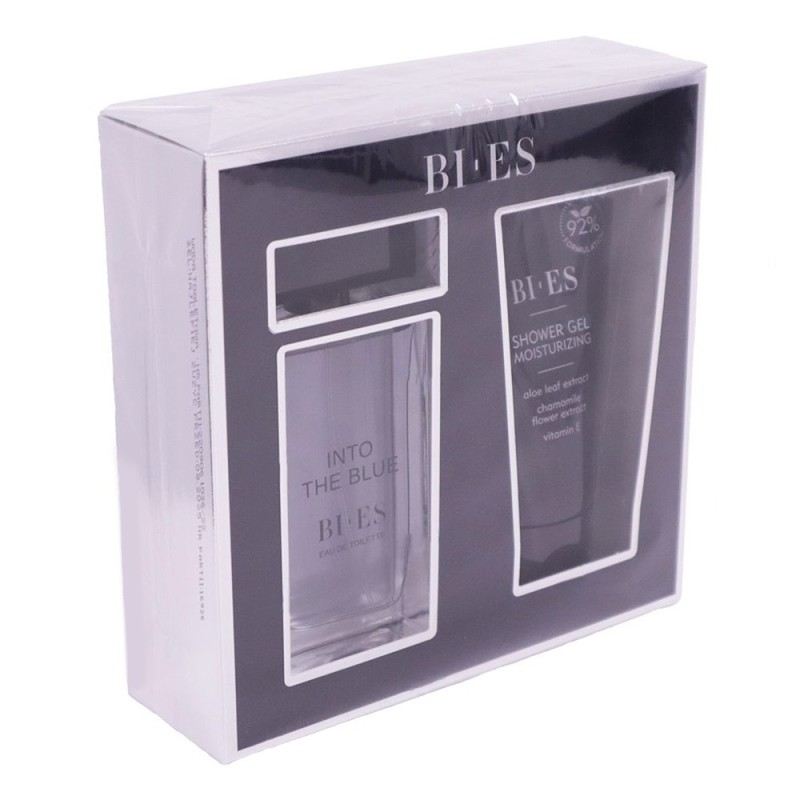 Set 2 x Cadou Bi-es Into The Blue, Barbati, Apa de Toaleta 90 ml si Gel de Dus 150 ml