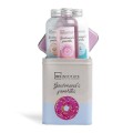 Set 2 x Cadou Femei IDC Institute Gourmand's Favorites, Gel de Dus 200 ml, Lotiune Corp 200 ml, Spuma Baie 200 ml