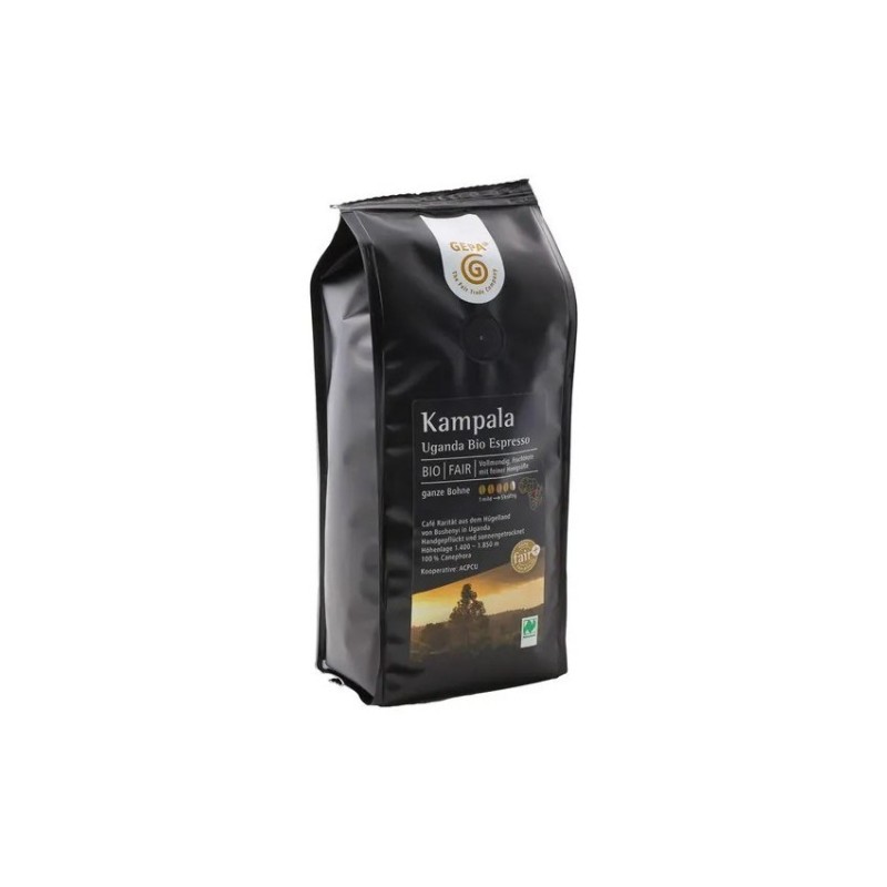 Set 2 x Cafea Bio Boabe Kampala, 250 g, Gepa