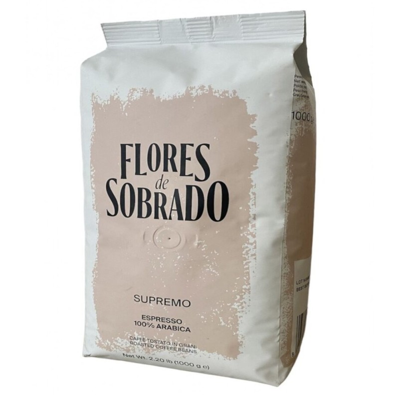 Set 2 x Cafea Boabe 100% Arabica Supremo Flores de Sobrado, 1 kg