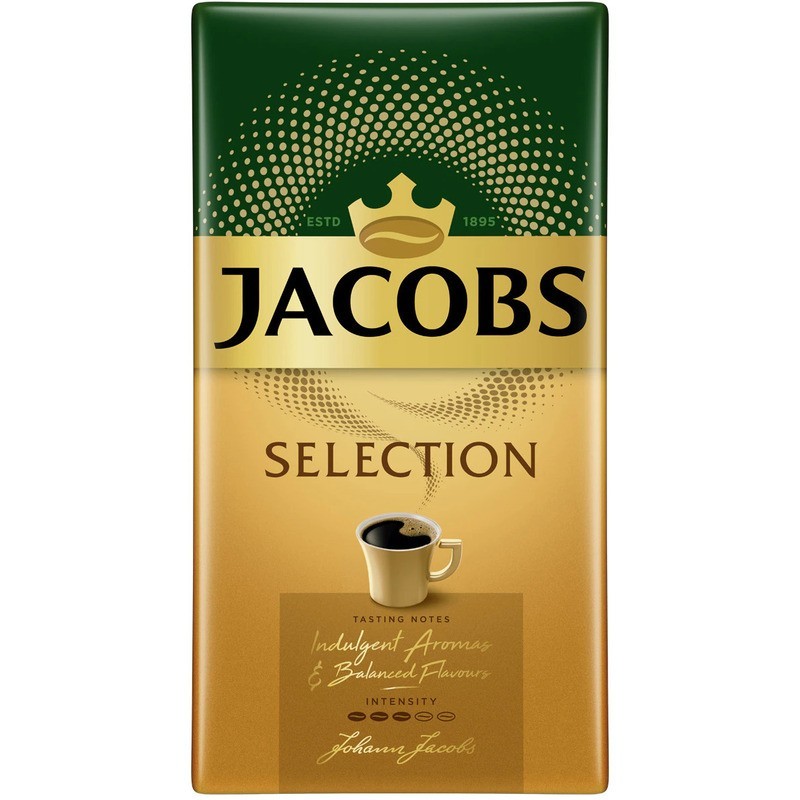 Set 2 x Cafea Macinata Jacobs Selection, 500 g