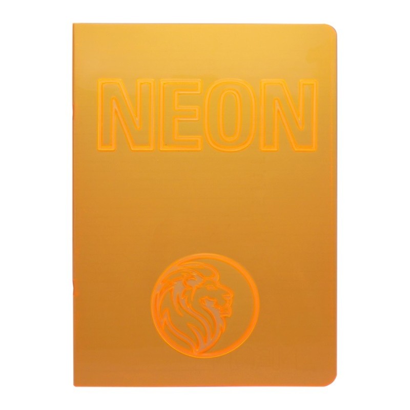 Set 2 x Caiet A5 Velin, 42 File, 80 g, Coperta Neon PP, Varianta 1