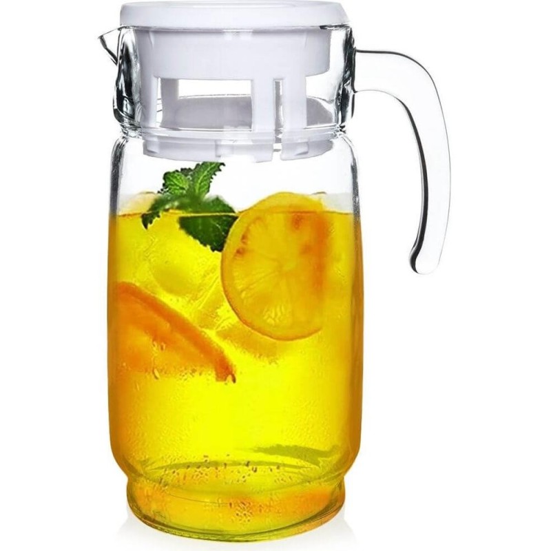 Set 2 x Cana de Sticla cu Capac, 2 l, Vilde