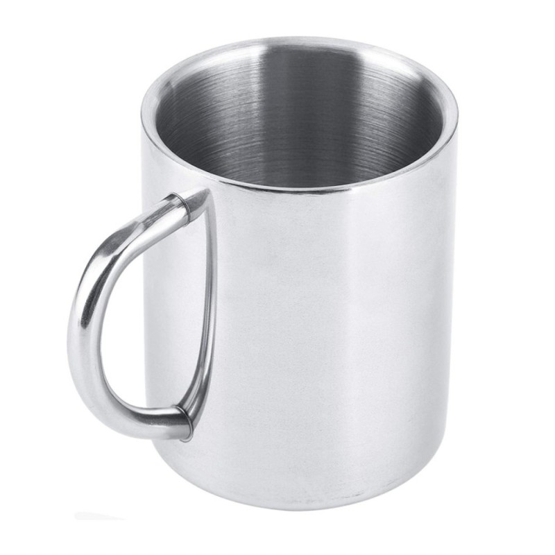 Set 2 x Cana din Inox cu Pereti Dubli, 200 ml, Grunberg