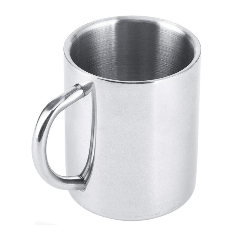 Set 2 x Cana din Inox cu Pereti Dubli, 260 ml, Grunberg