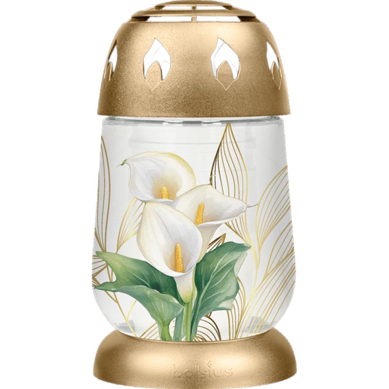 Set 2 x Candela, Bolsius din Sticla, Cale, 2 l