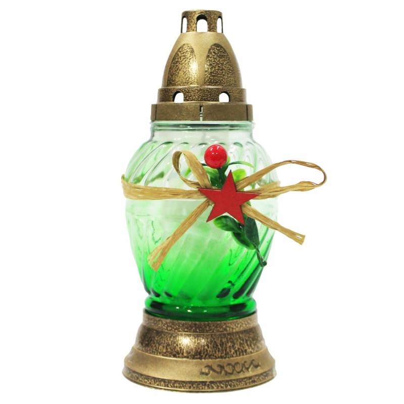 Set 2 x Candela Craciun cu Funda si Steluta