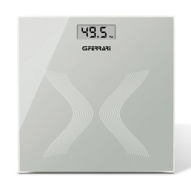 Set 2 x Cantar de Baie Digital G3Ferrari Onda, Afisaj LCD, Alb