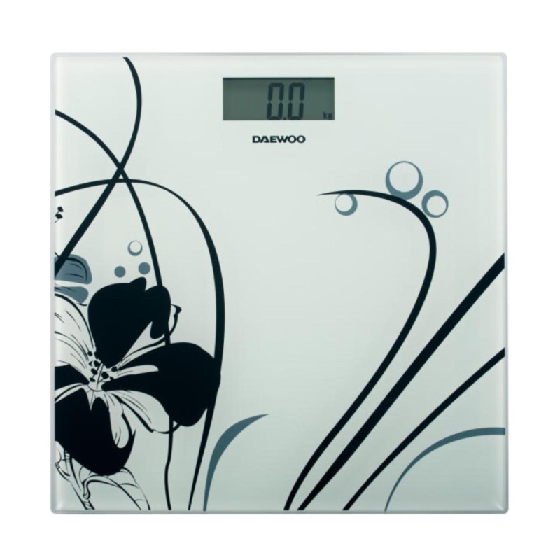 Set 2 x Cantar Electronic Persoane Daewoo DBS210W, Capacitate 150 kg, Auto Zero, Auto Oprire, LCD, Alb