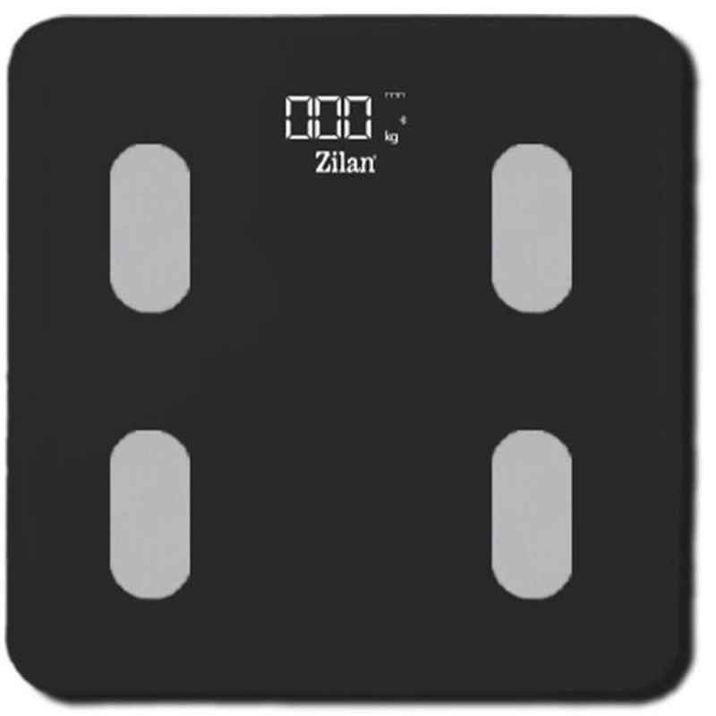 Set 2 x Cantar Electronic Persoane, Negru, 28 x 28 cm, Capacitate Maxima 180 kg, Sticla