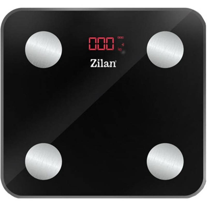 Set 2 x Cantar Electronic Persoane, Negru, 30 x 26 cm, Capacitate Maxima 180 kg, Sticla