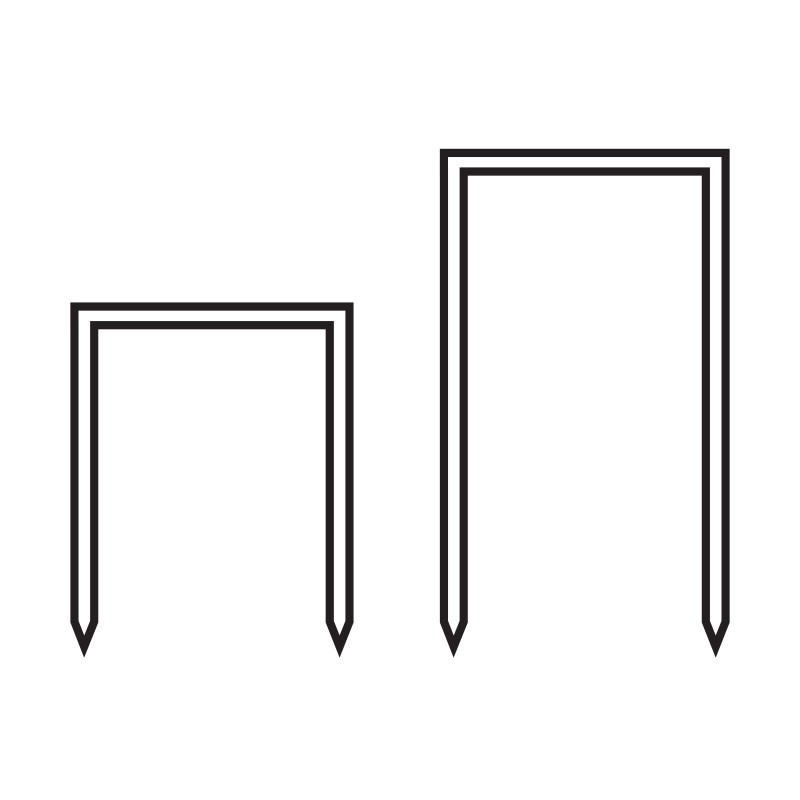 Set 2 x Capse Tip 80, Lungime 6 mm, Deschidere 12.80 mm, Sarma 0.70 x 0.90 mm, Aircraft, 5000 Bucati